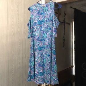 Cold shoulder dress